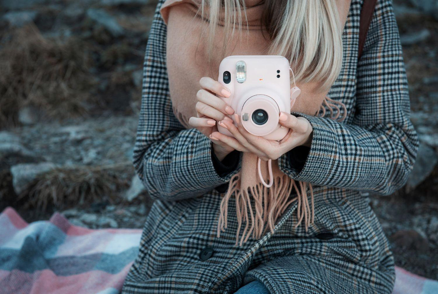 Cámara Instantánea Instax Mini 12 Azul