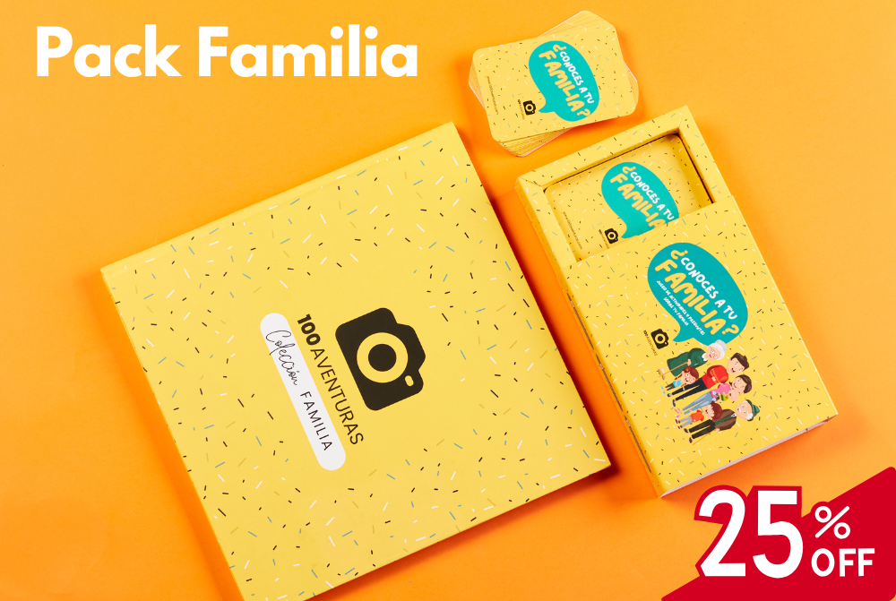 Pack Familiar: Cartas y Álbum 100 Aventuras para Niños y Jóvenes