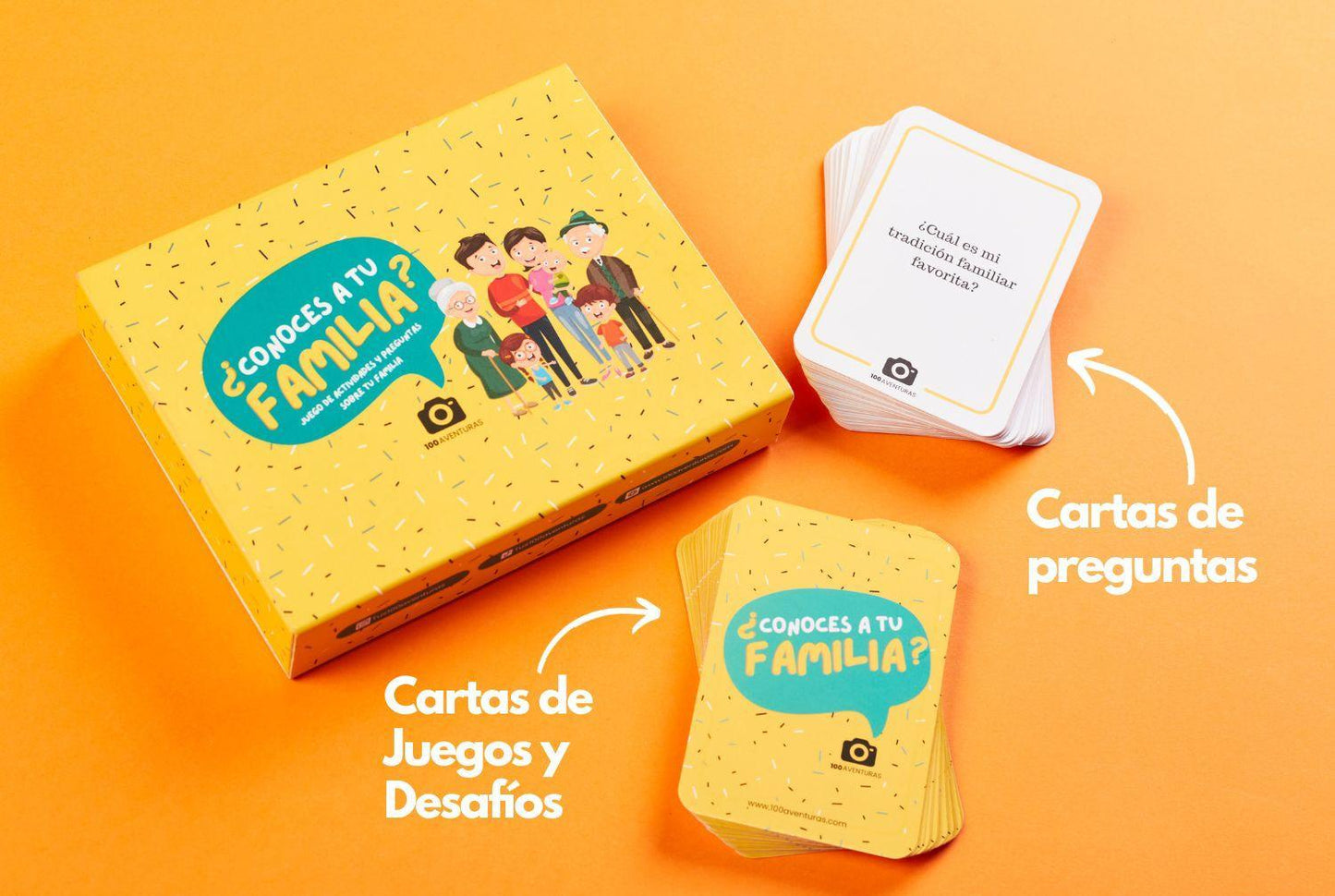 Pack Familiar: Cartas y Álbum 100 Aventuras para Niños y Jóvenes