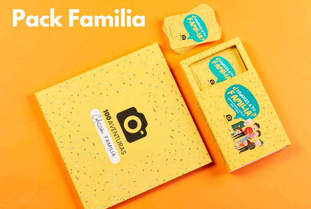 Pack Familiar: Cartas y Álbum 100 Aventuras para Niños y Jóvenes
